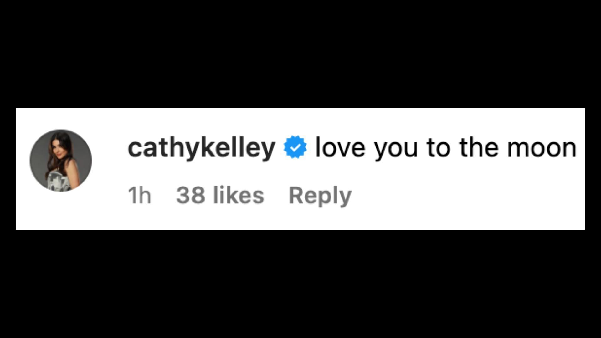 Cathy Kelley reacts to Kai&#039;s birthday message.
