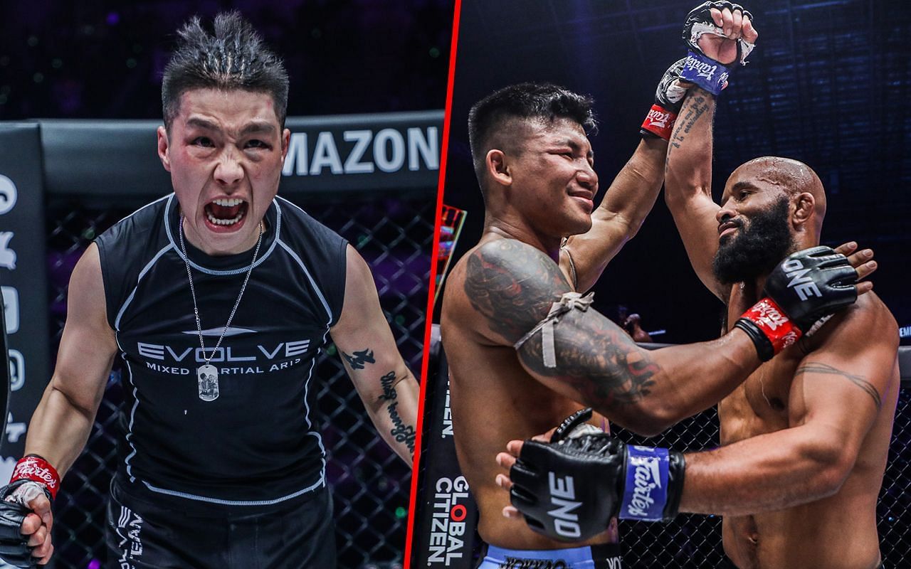 Xiong Jing Nan (L) is featured in a special rules match in her next fight like Demetrious Johnson and Rodtang (R). -- Photo by ONE Championship