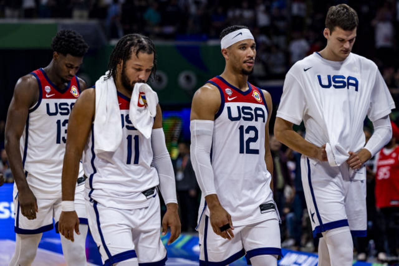 Team USA loses in the 2023 FIBA World Cup