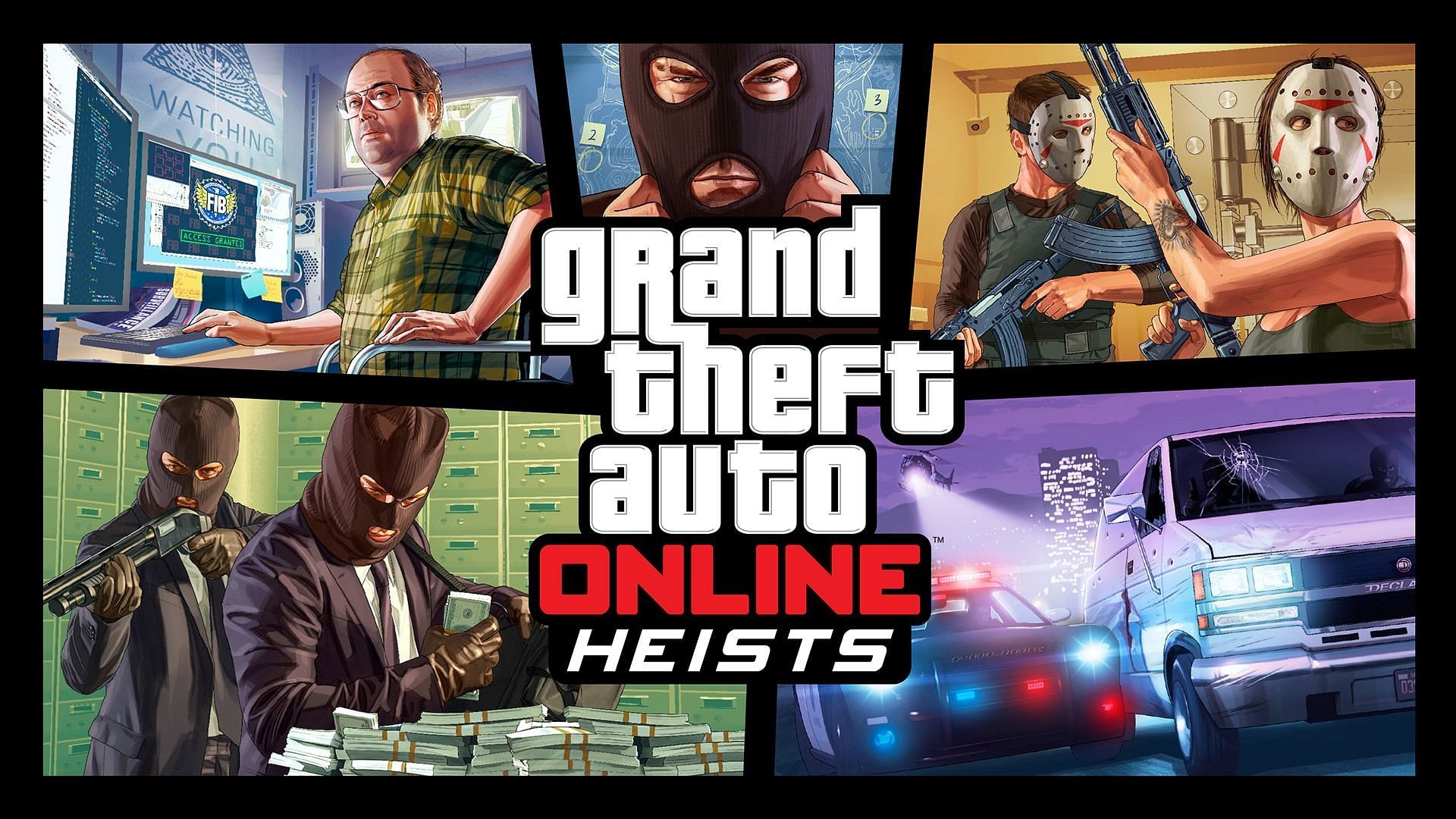There are several heists in GTA Online (Image via Rockstar Games)