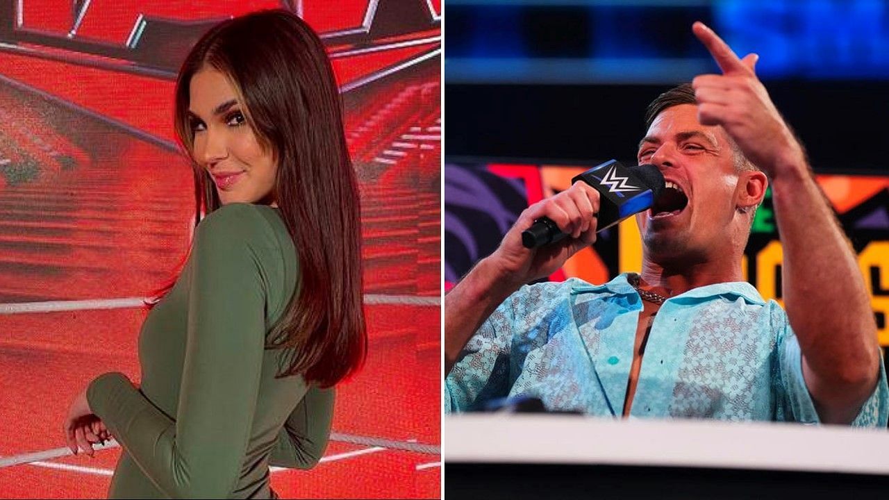 Cathy Kelley and Grayson Waller were at the SmackDown tapings this week