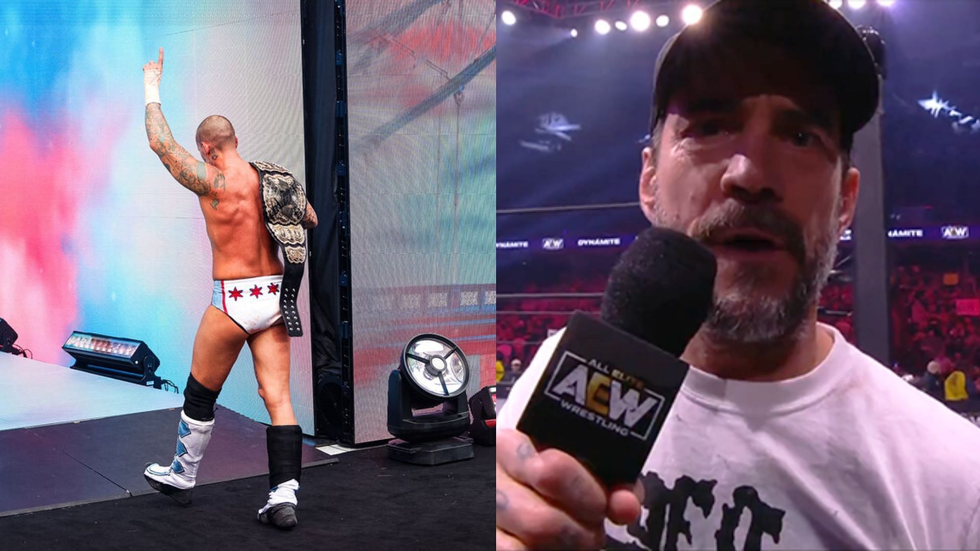 CM Punk was recently fired by AEW. 