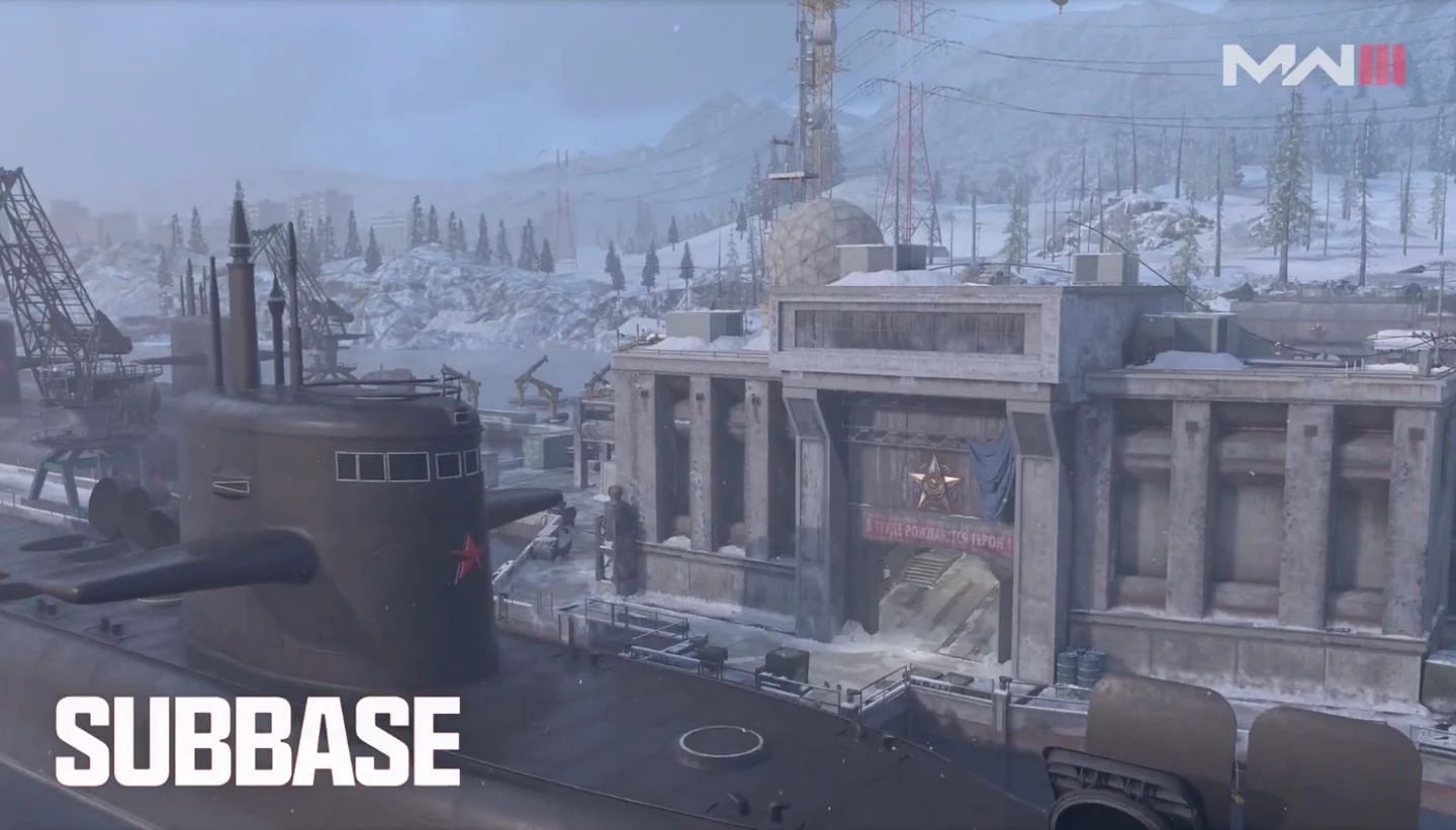 Sub Base in Modern Warfare 3 (Image via Activision)