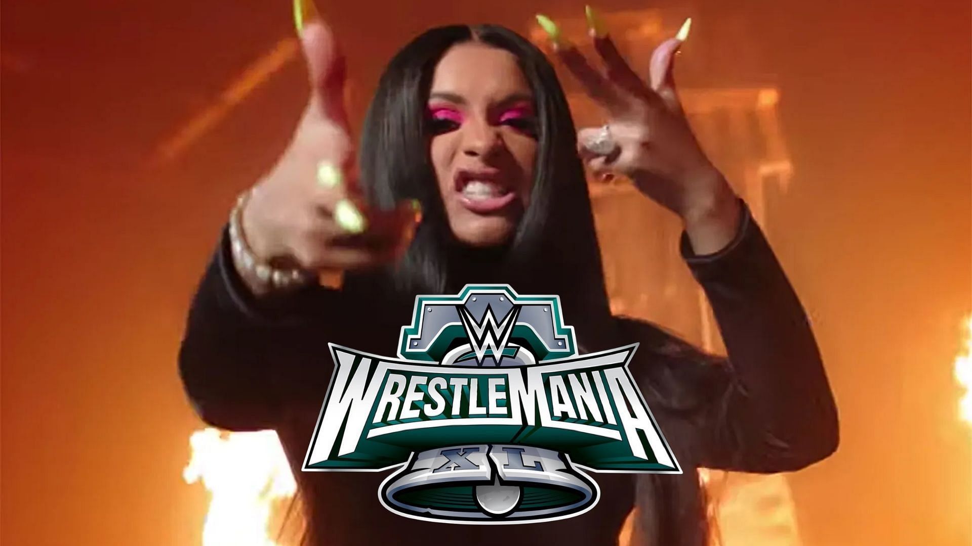 Cardi B flirts with the idea of making a grand WrestleMania entrance