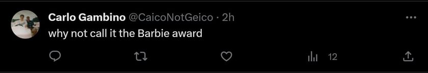 &ldquo;Why not call it the Barbie Award&rdquo;- Fans lash out on new categories in