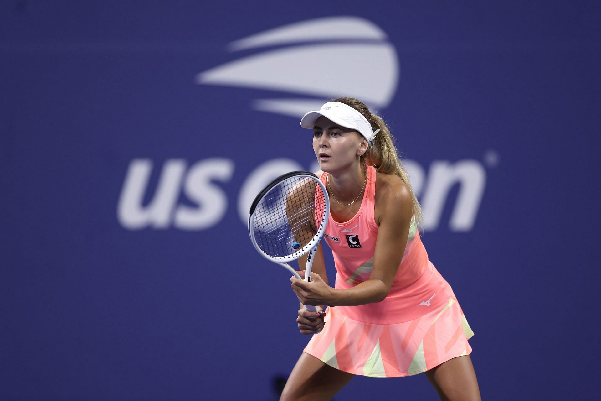Maryna Zanevska at the 2023 US Open.