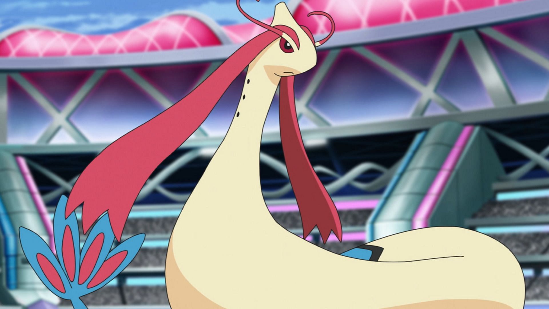 Milotic as seen in the anime (Image via The Pokemon Company)