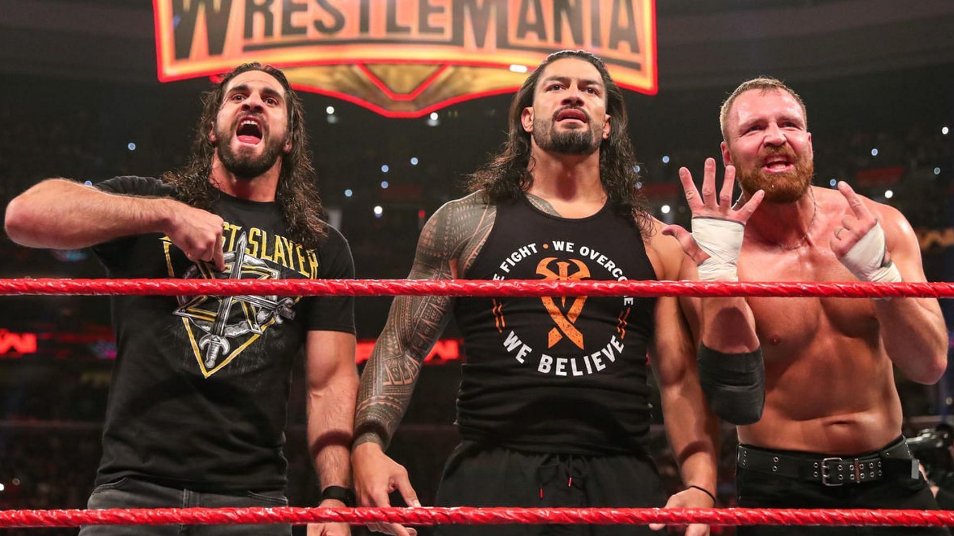 The Shield once held 3 titles on the main roster!