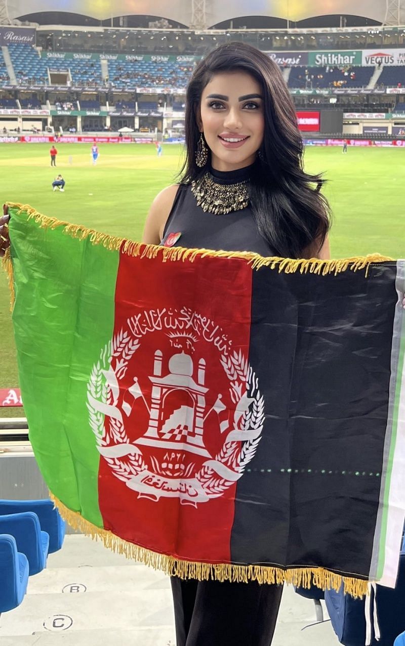 A native of Afghanistan, she works in Dubai. (Pic: @WazhmaAyoubi/ X)
