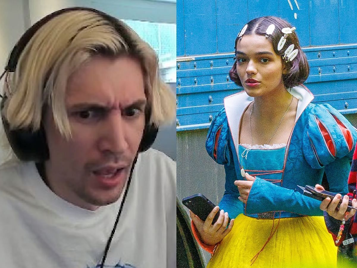 xQc critical of Rachel Zegler (Image via Sportskeeda)