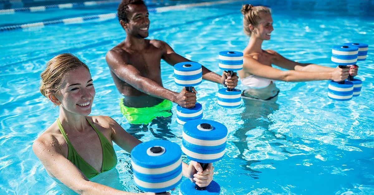 Water exercise (Image via Getty Images)