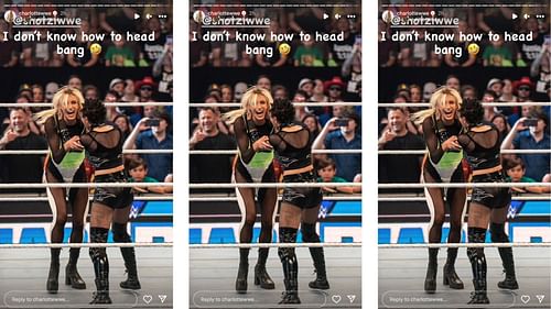 Flair sends a message to Shotzi