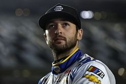 WATCH: Young Chase Elliott fan refuses to accept Chris Buescher's hat in wholesome driver-fan exchange