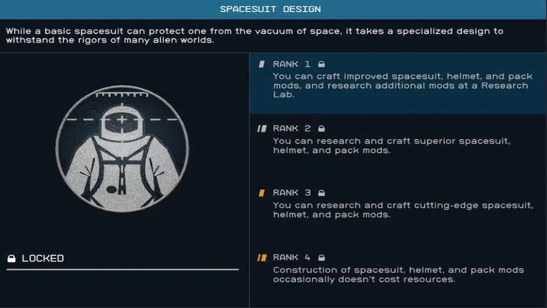 Spacesuit Design allows you to create improved spacesuits (Image via Bethesda)