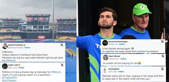 "Indians believe in hard work God blesses them" - Twitter reacts to Pakistan potentially being knocked out of Asia Cup 2023 due to rain
