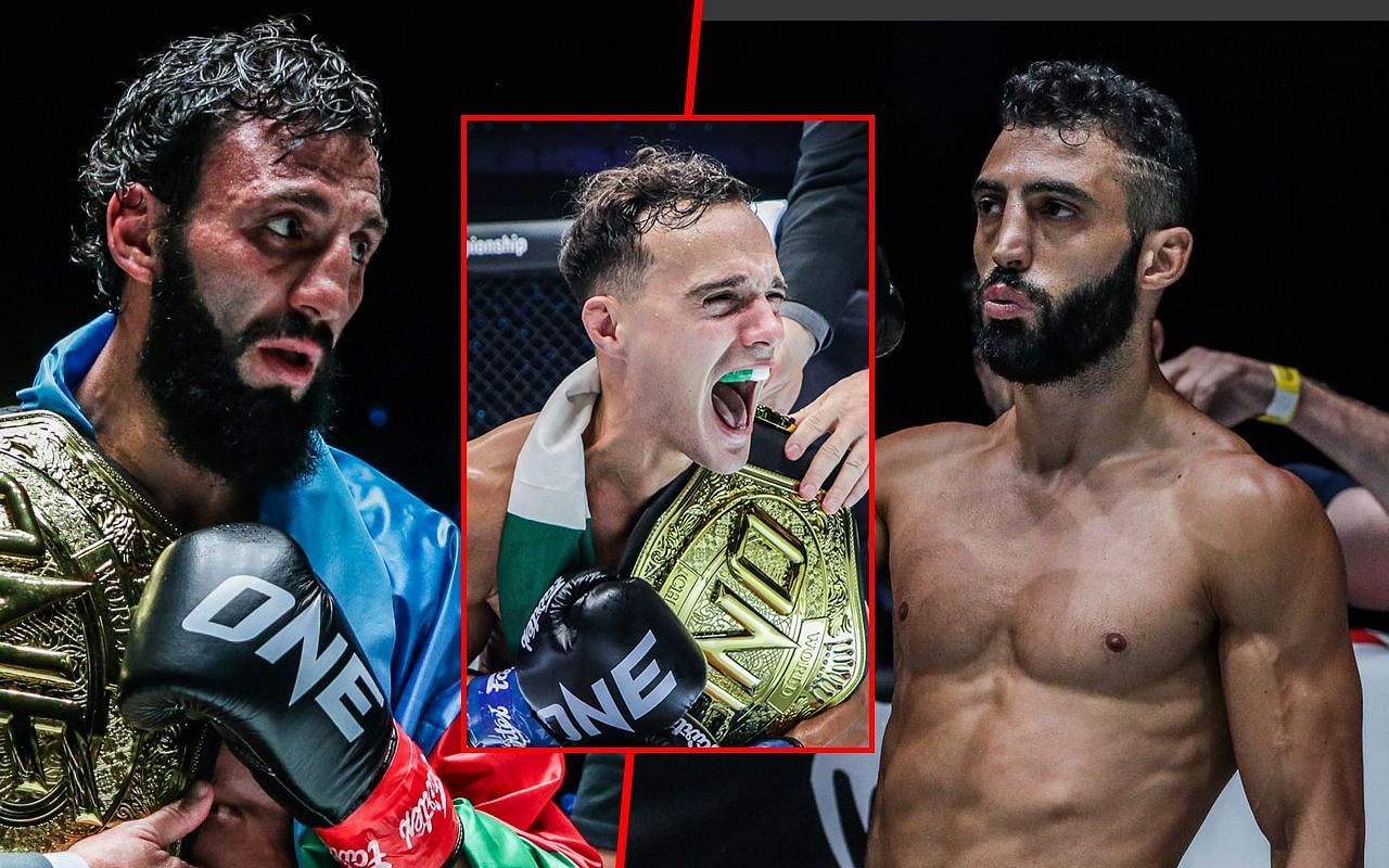 Chingiz Allazov, Jonathan Di Bella, Giorgio Petrosyan - Photo by ONE Championship