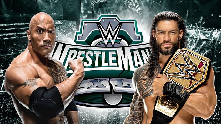 WWE Drops Roman Reigns vs. The Rock at WrestleMania 40