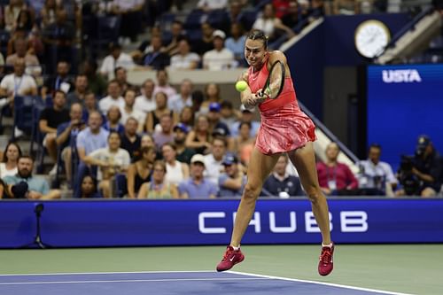 Aryna Sabalenka at the US Open Tennis