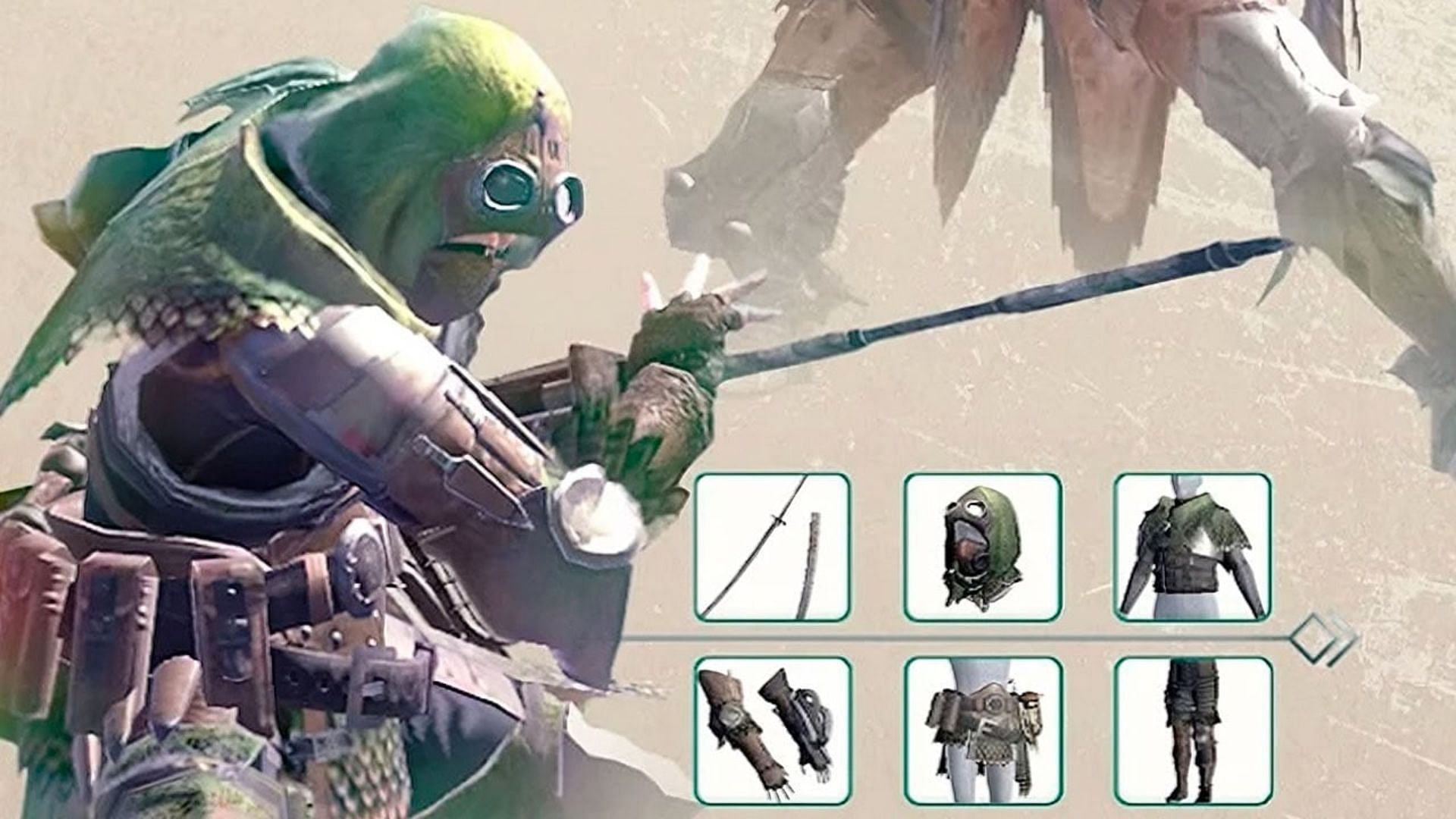 You can forge various armor using materials dropped by large monsters in Monster Hunter Now (Image via Niantic)