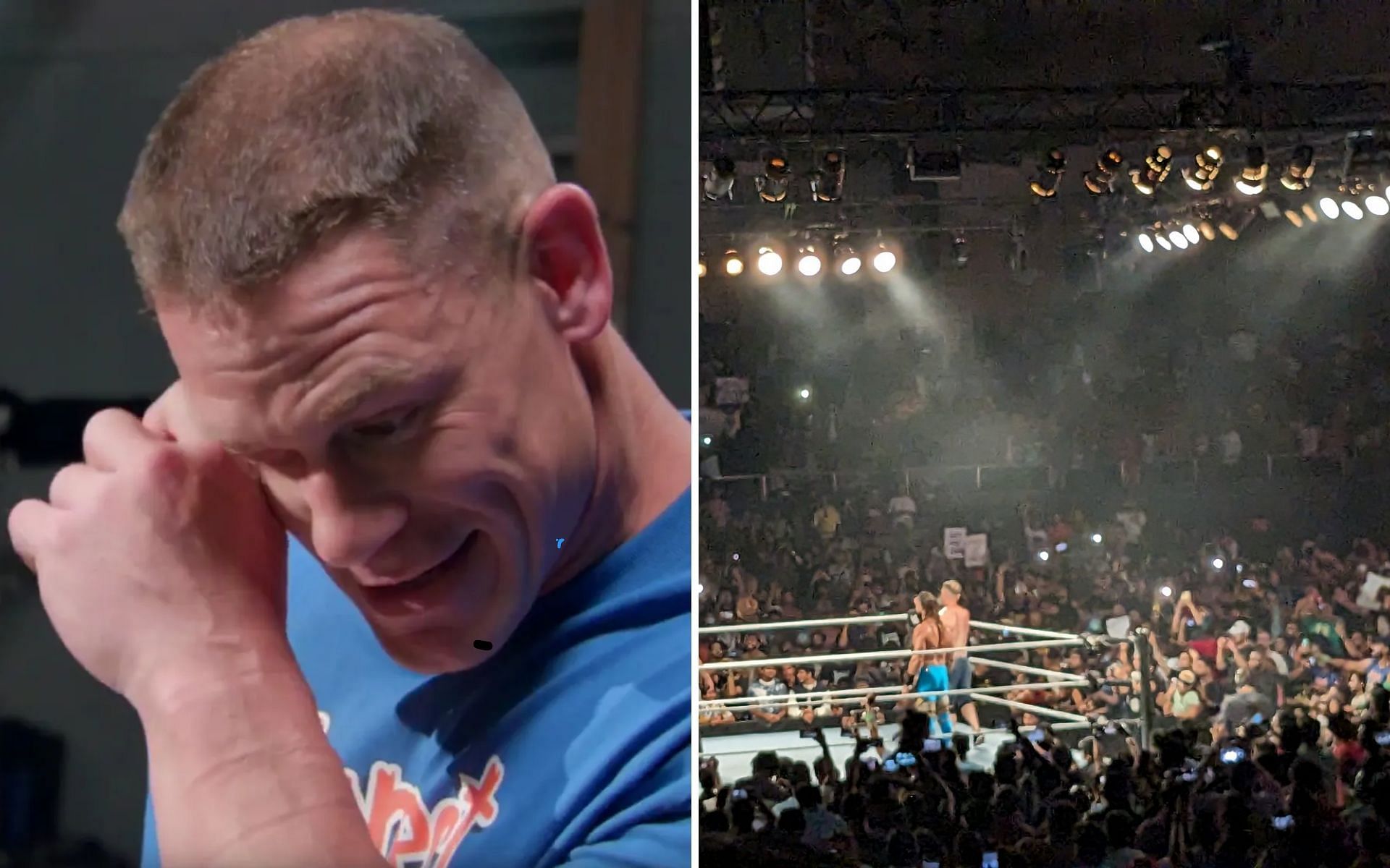 Cena was excited about wrestling in front of his fans in India
