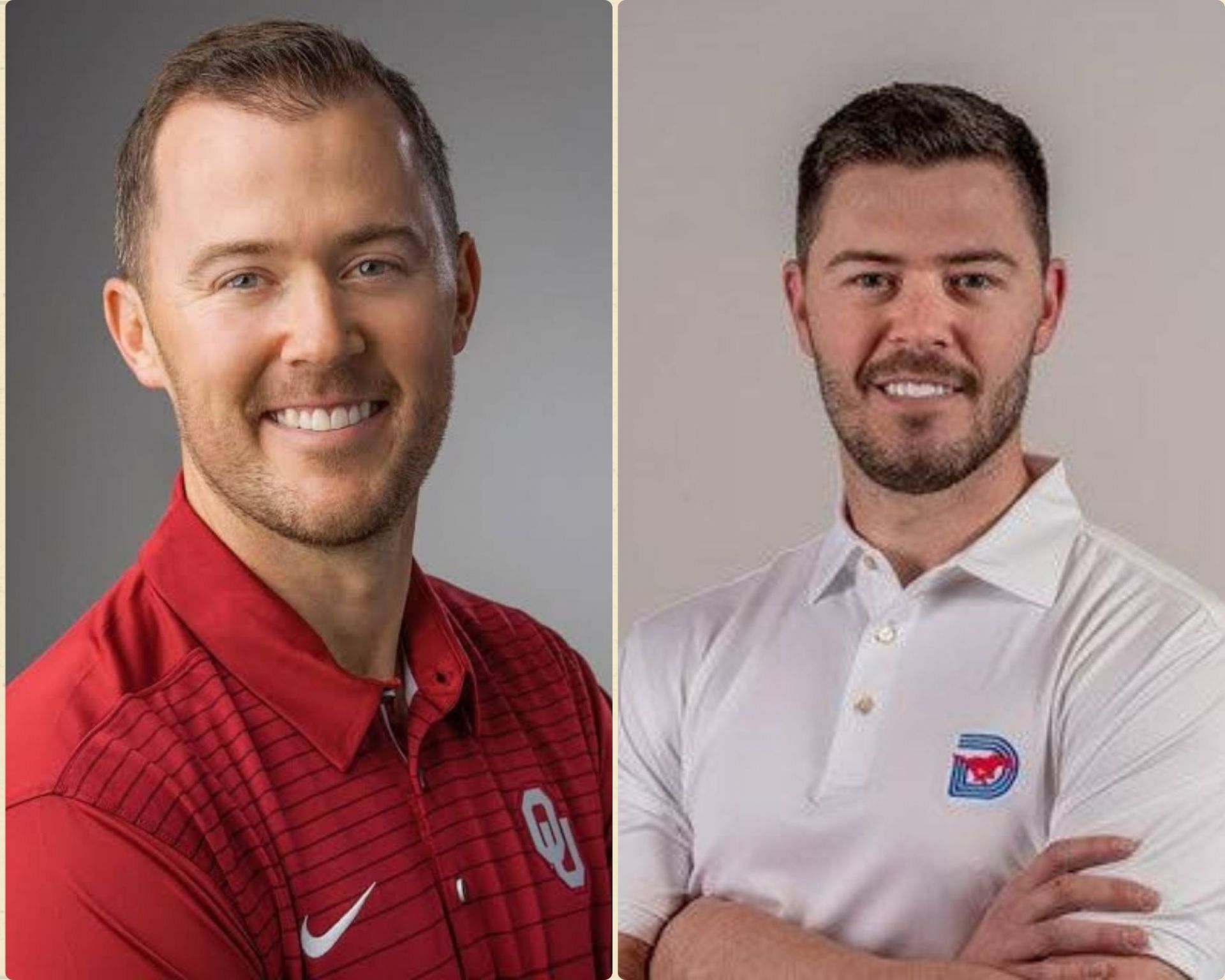 USC football head coach, Lincoln Riley and his brother, Garrett Riley