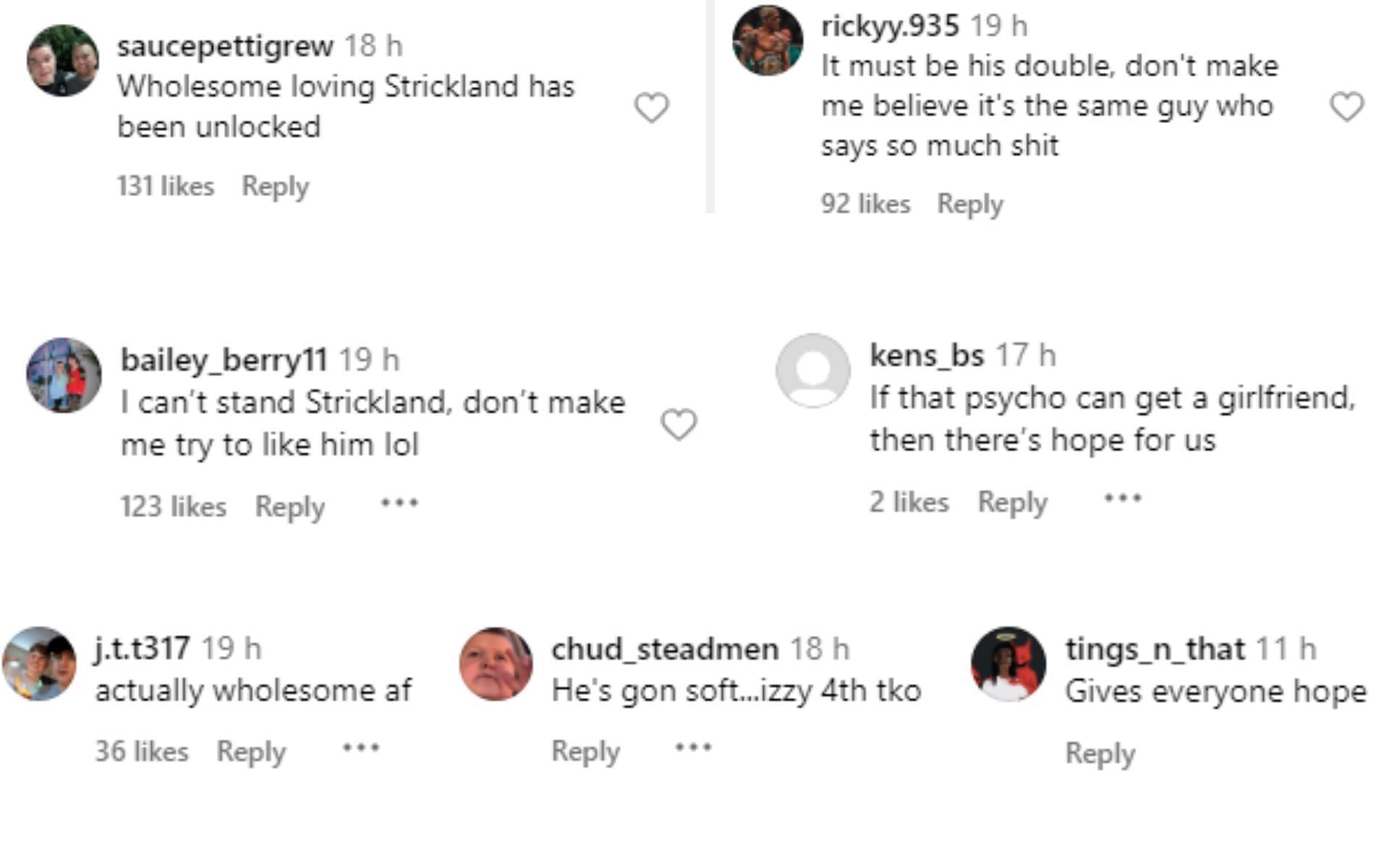 MMA fans react to the clip of Sean Strickland with his girlfriend