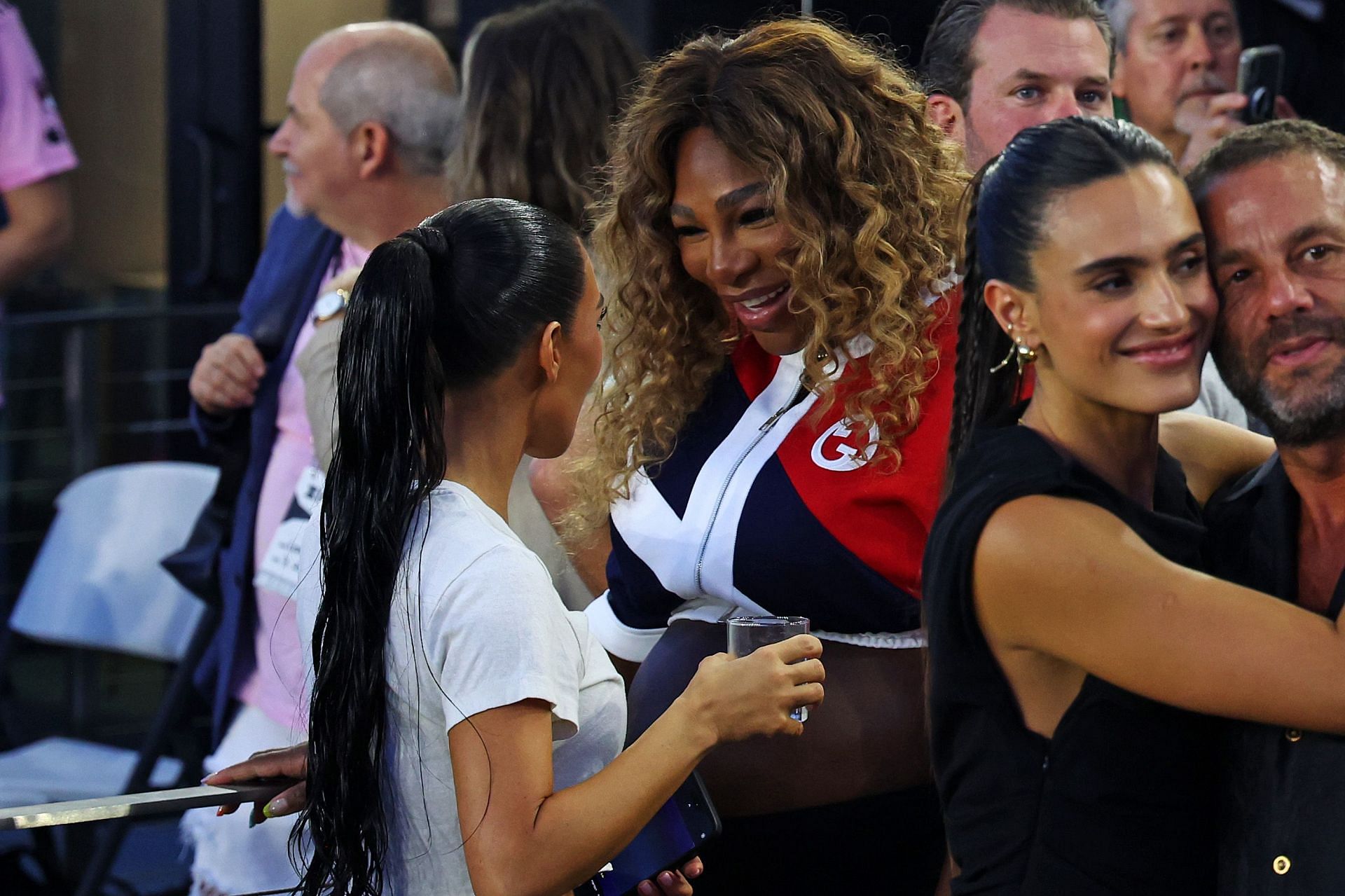 Serena Williams and Kim Kardashian at Inter Miami's match