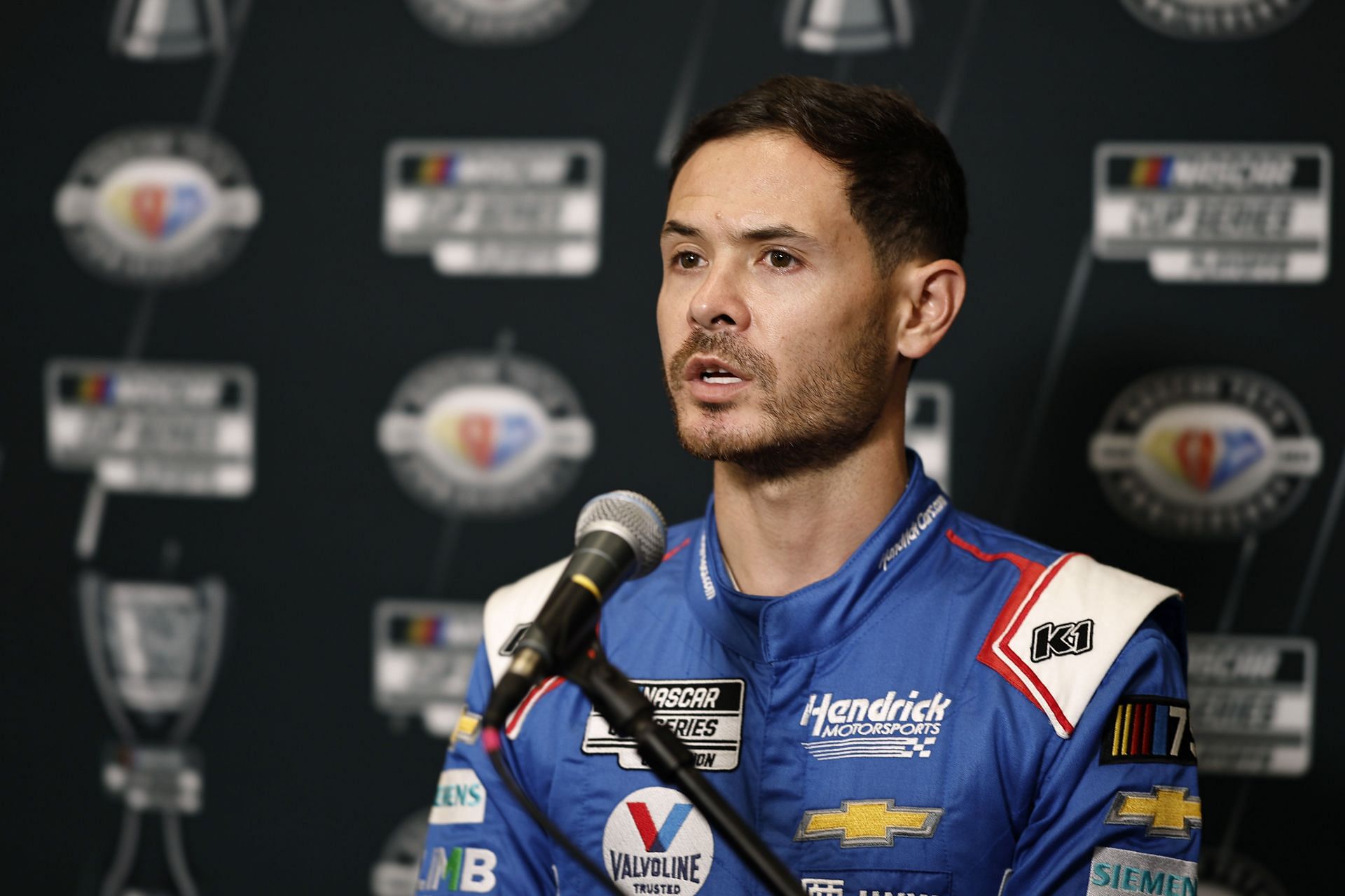 Kyle Larson in the NASCAR Cup Series Media Day