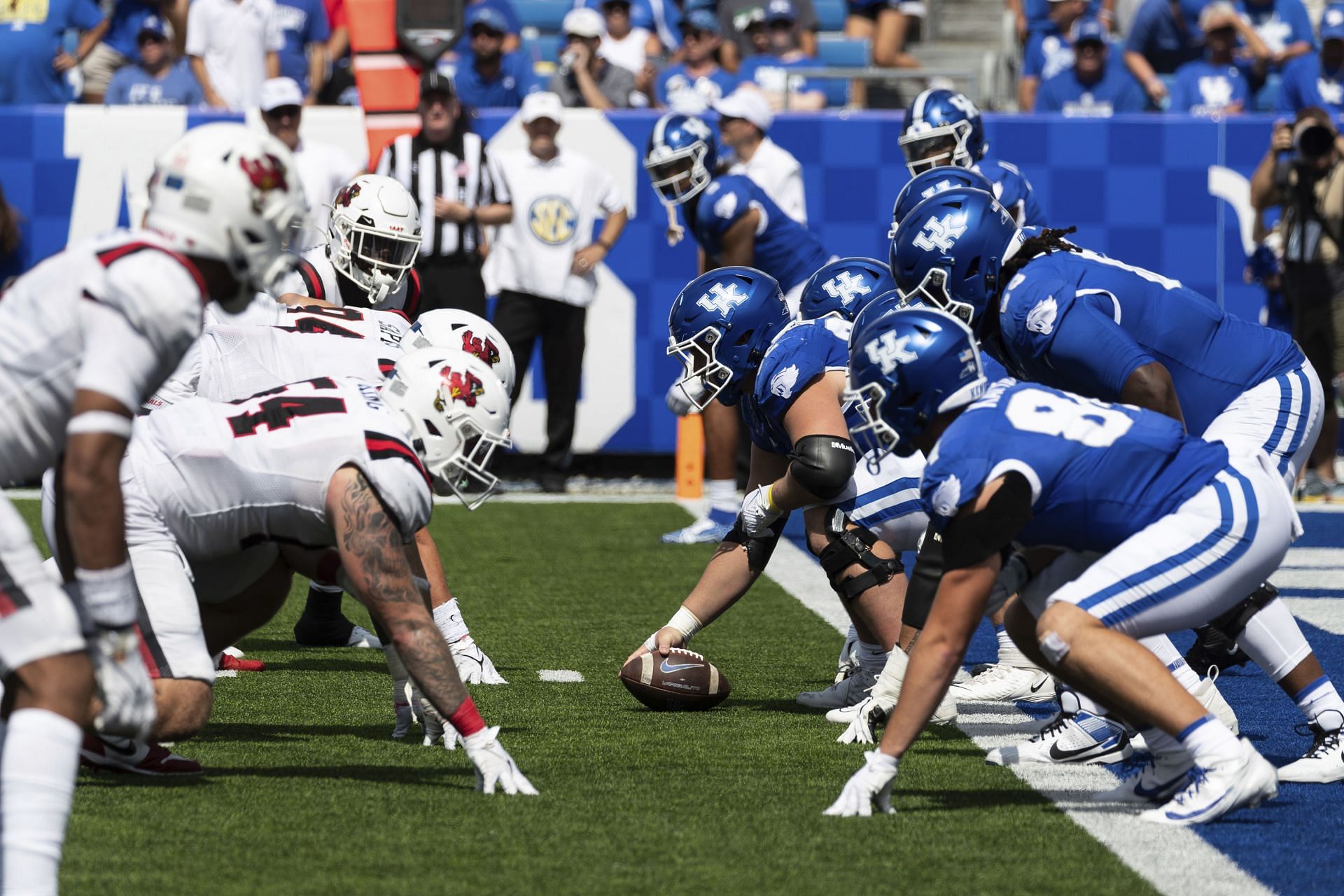 In Week 2, the Bulldogs face Ball State, which lost its season opener to Kentucky.