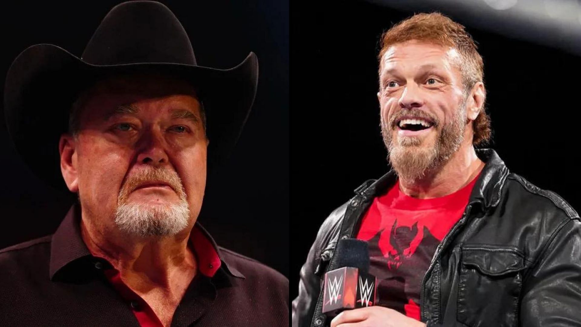 Jim Ross (left) was the one who signed Edge (right) to WWE
