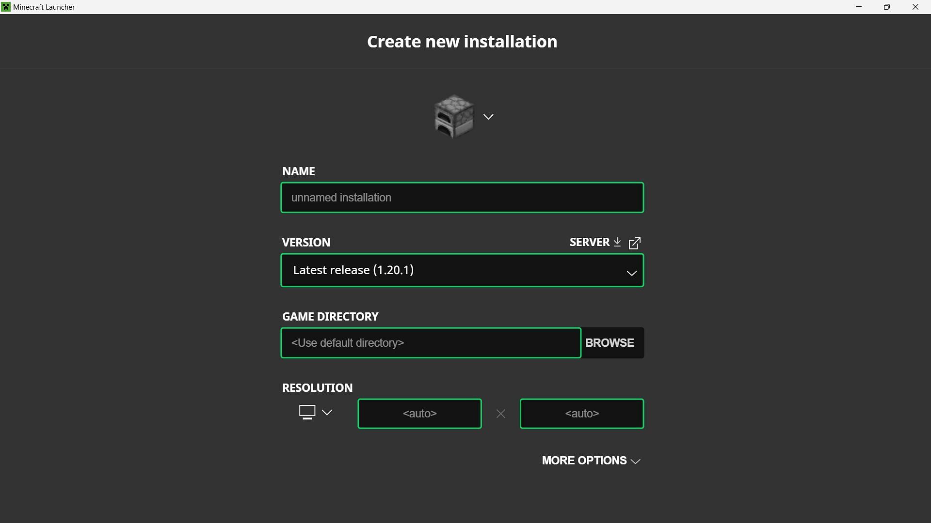 Create a new installation with your desired beta version of Minecraft (Image via Sportskeeda)
