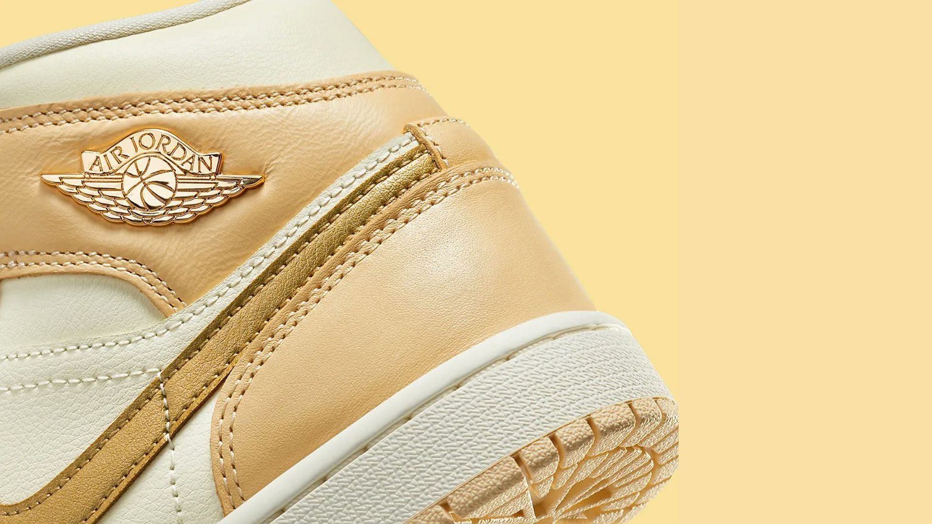 Take a closer look at the heel areas and branding accents of these shoes (Image via Nike)