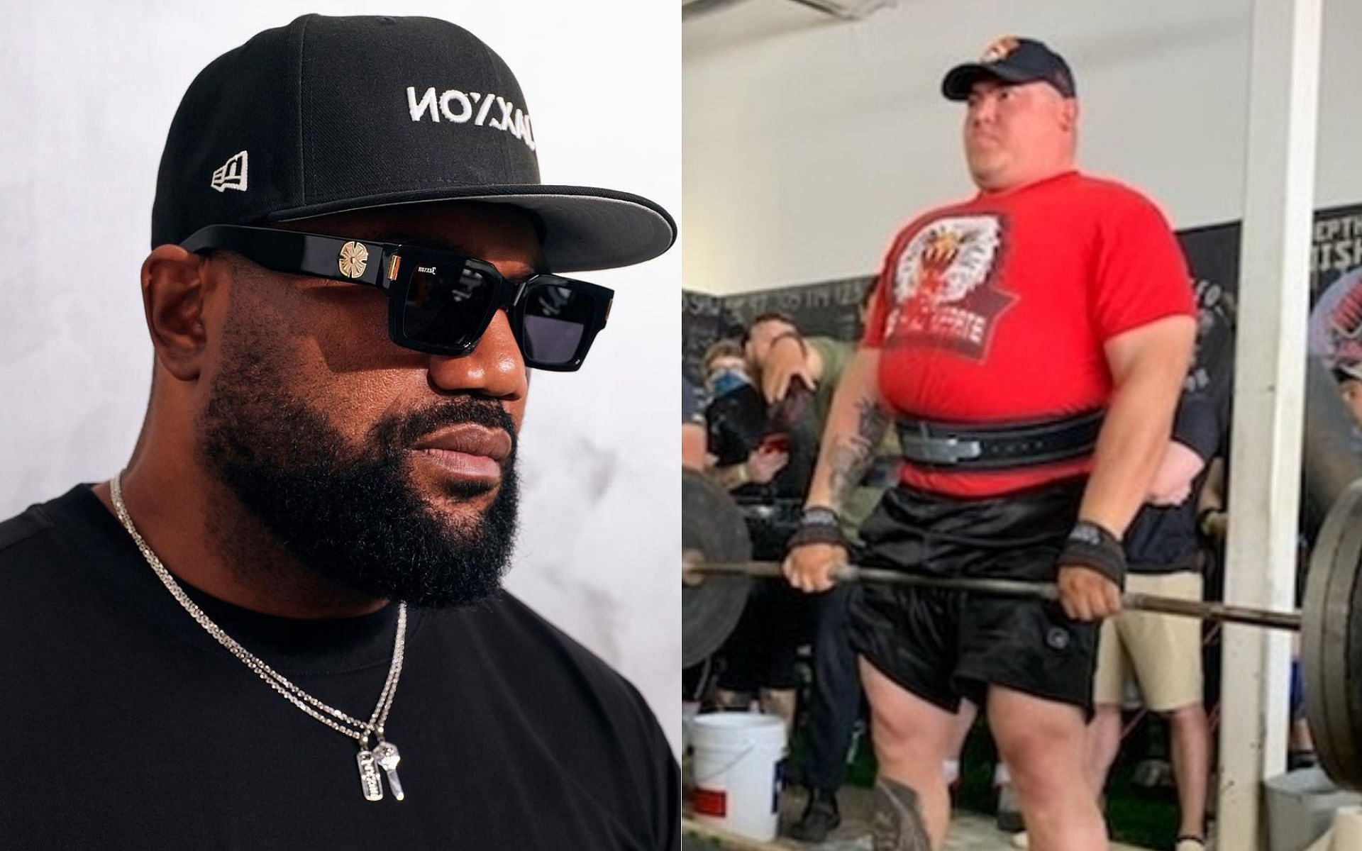 Rampage Jackson (left) and Darrill Schoonover (right) [Image credits: @rampage4real and @915big dog915 on Instagram]