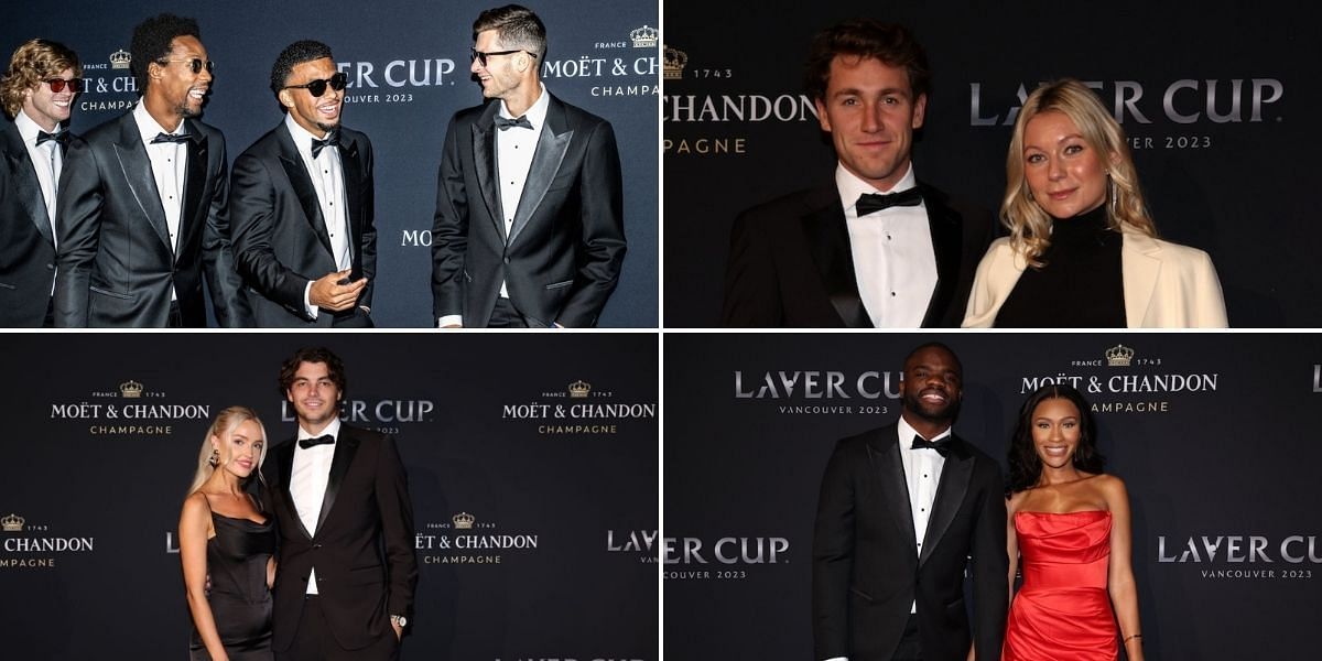 laver cup 2023 black carpet. vancouver 