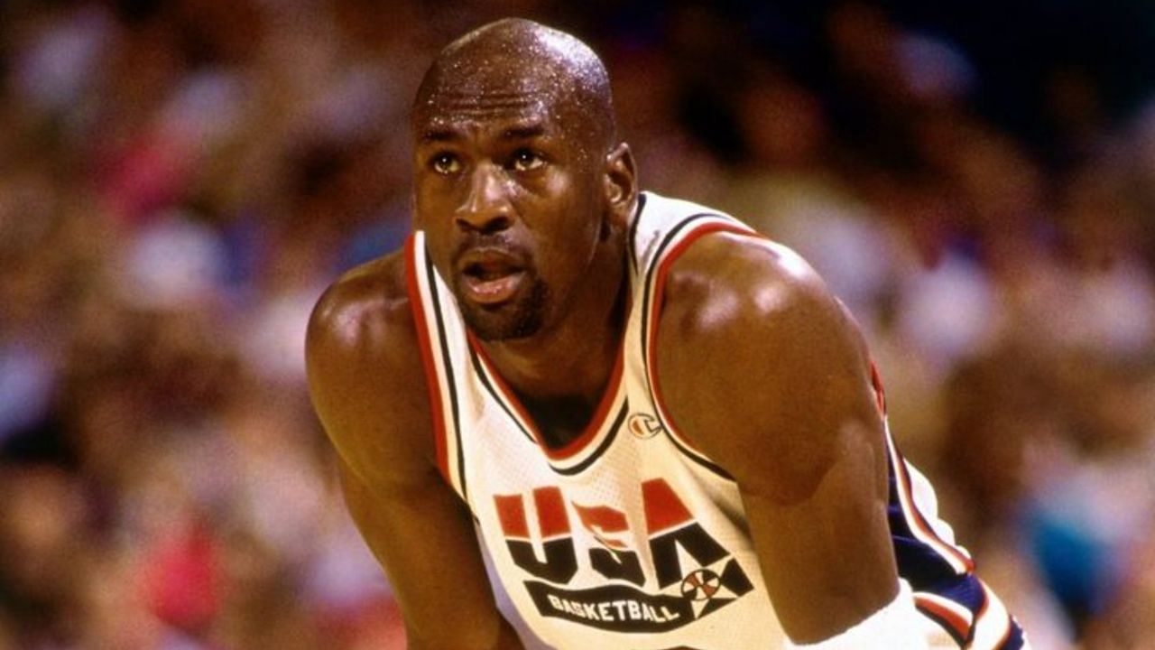 Michael Jordan playing for Team USA (Photo: USA Basketball/X)