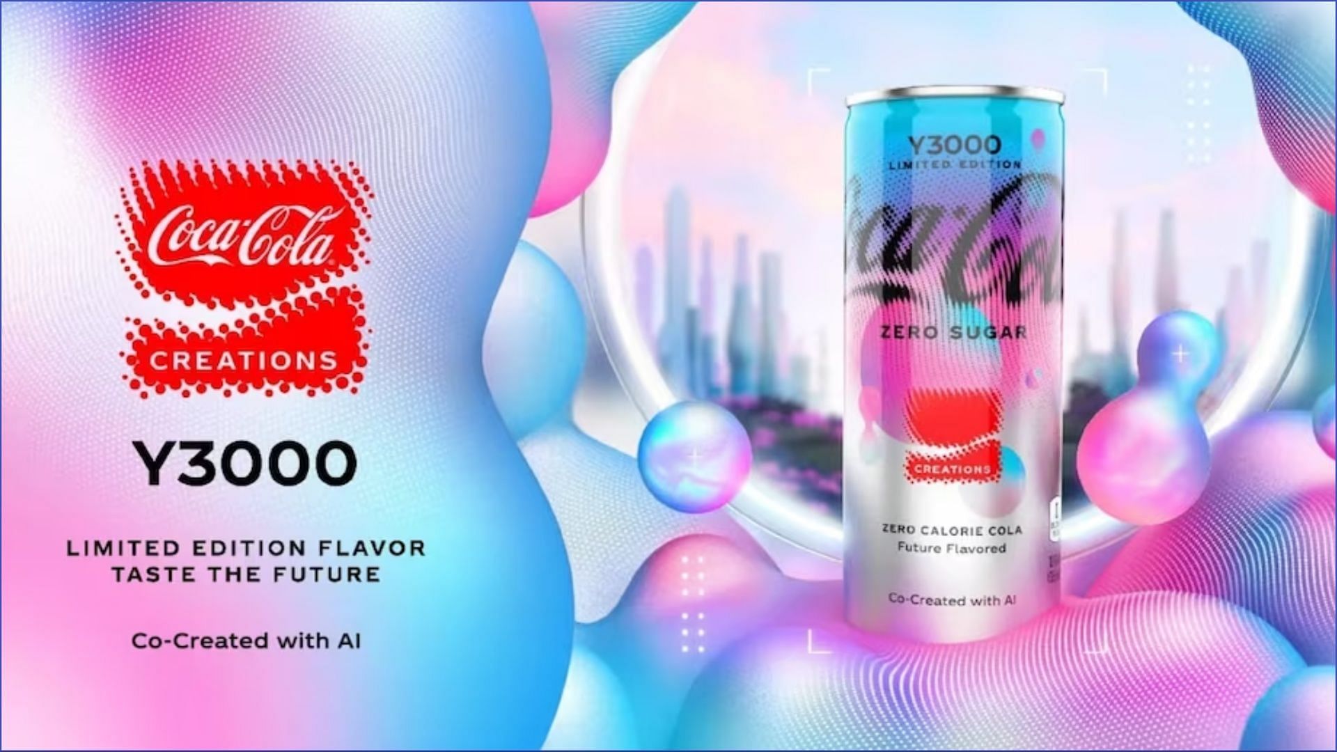 Coca-Cola introduces a new secret flavor Coca-Cola Y3000 Zero Sugar (Image via Coca-Cola)