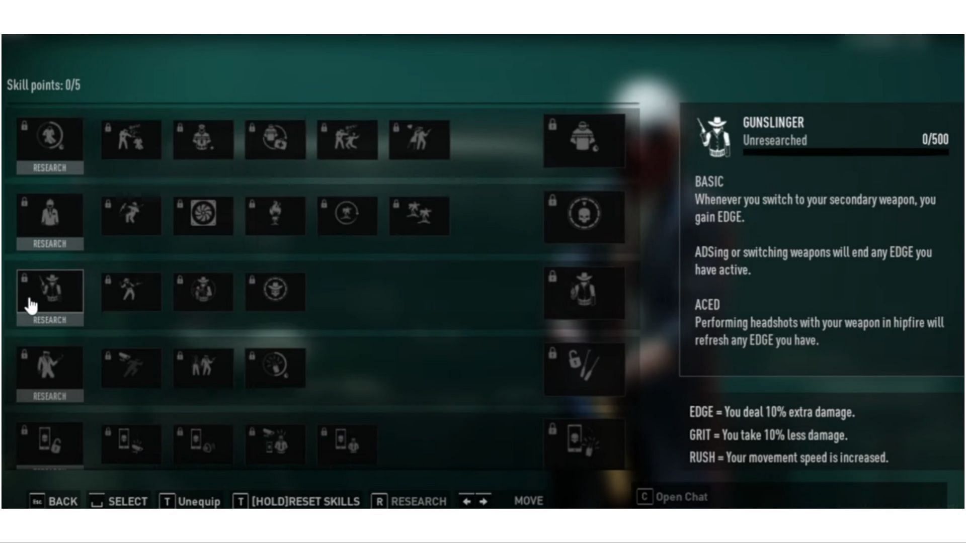 Gunslinger skill in Payday 3 (Image via Deep Silver and YouTube/Given)