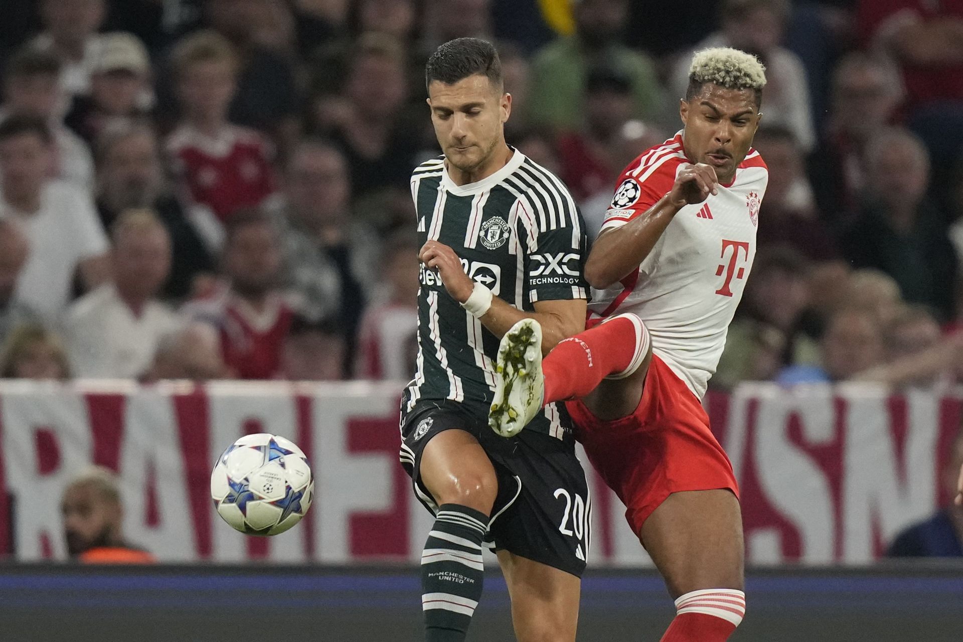 Serge Gnabry (right) is wanted at Old Trafford