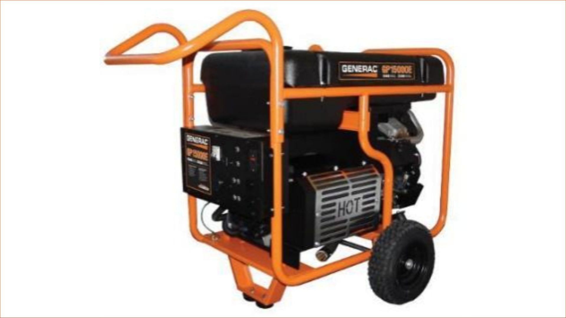 The recalled GP15000E Generac Portable Generators should not be used till they are repaired (Image via Health Canada / CPSC)