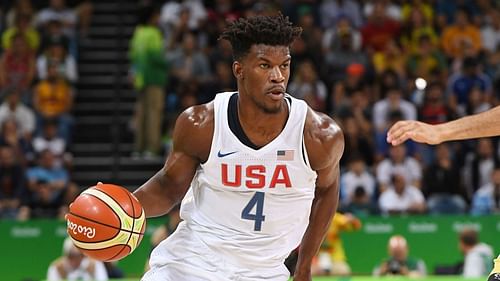 Jimmy Butler doesn't seem interested in what's happening in international basketball right now