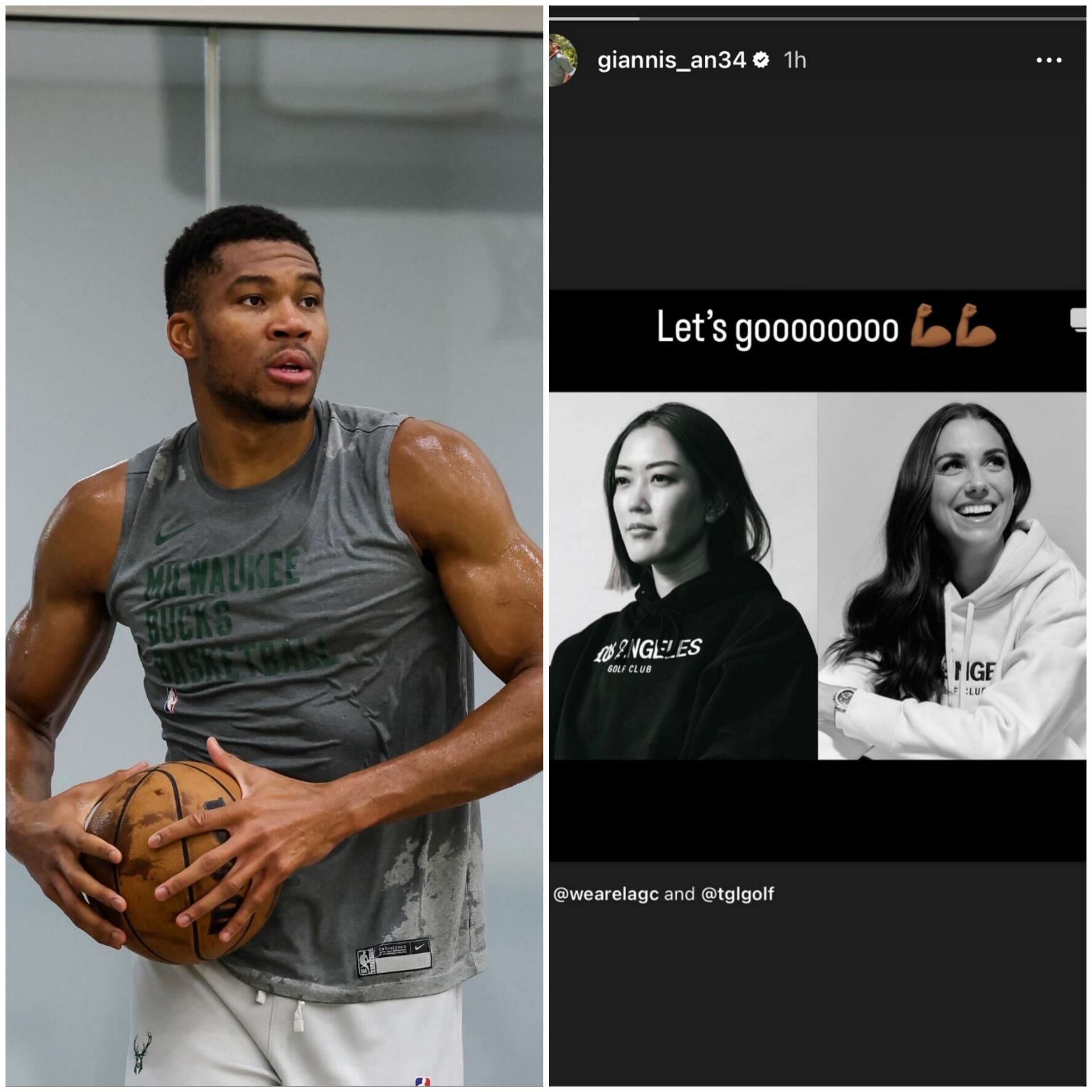 Giannis Antetokounmpo welcomes Alex Morgan &amp; Michelle Wie on joining ownership group