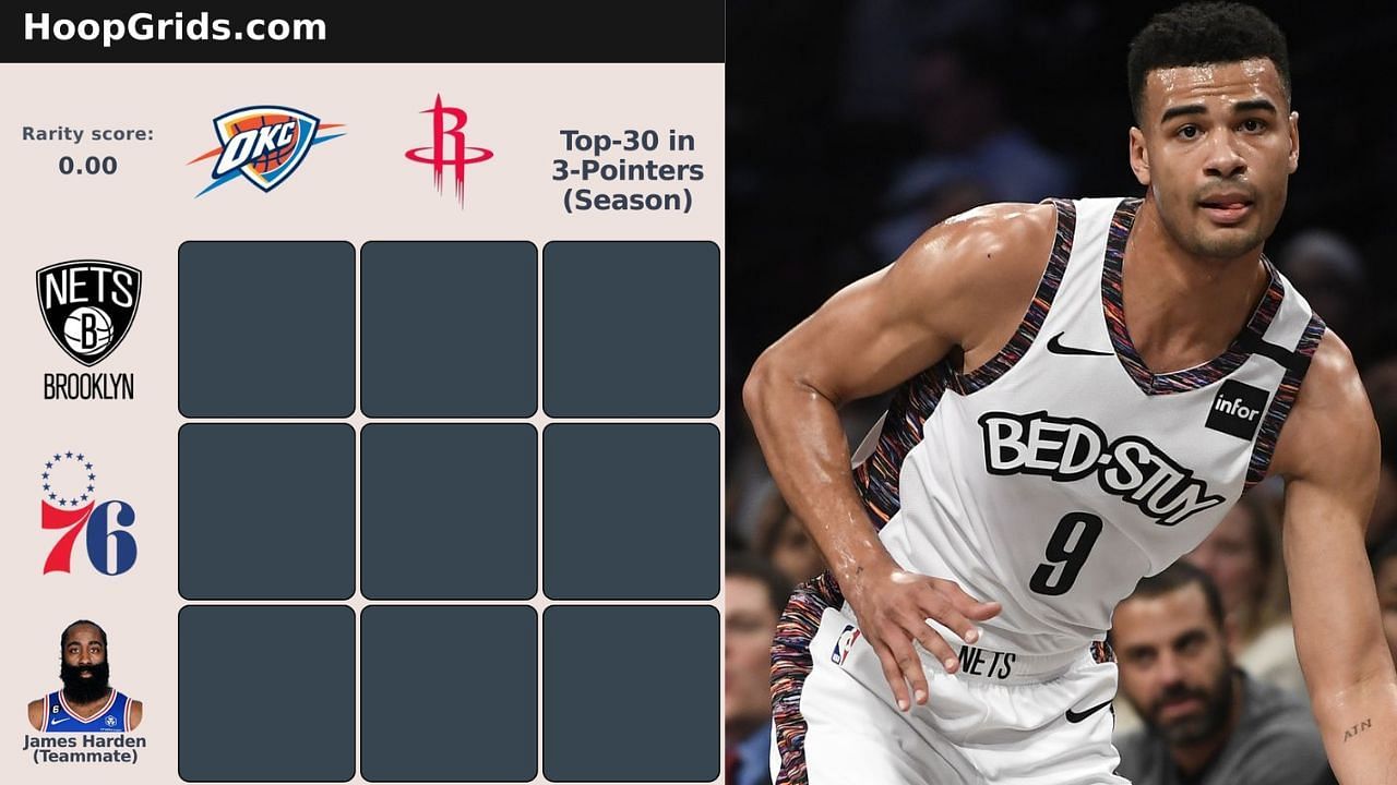 Answers to the September 21 NBA HoopGrids puzzle are here.