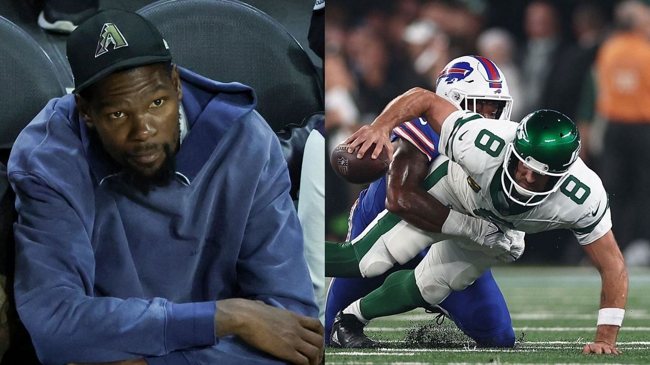 Kevin Durant felt sadness after Aaron Rodgers suffered an injury in the New York Jets