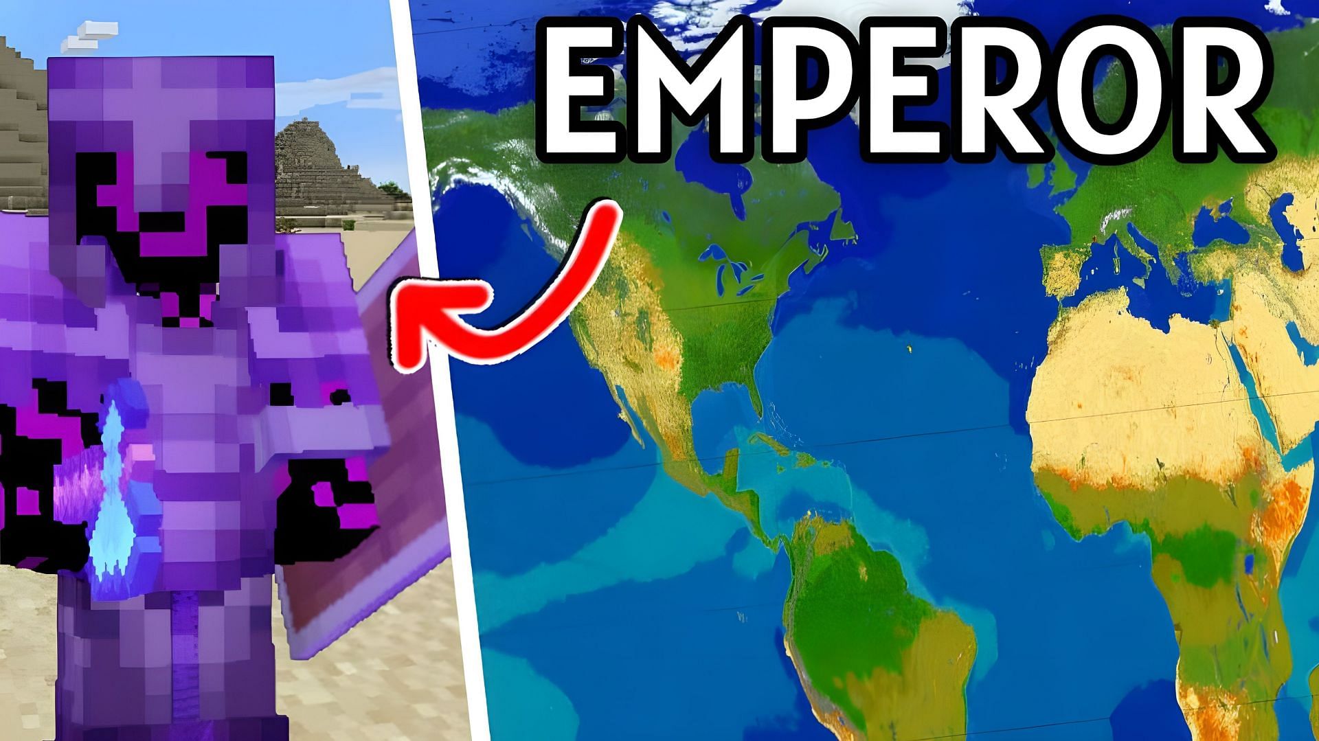 Geopolitical Minecraft Servers are amazing for those who seek games where you hold power (Image via Youtube/ashswag)
