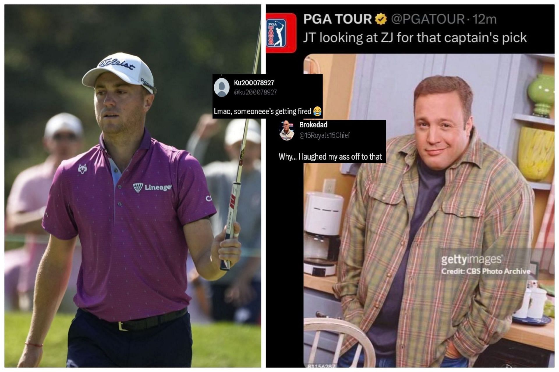 PGA Tour deleted the meme taking an aim on Justin Thomas