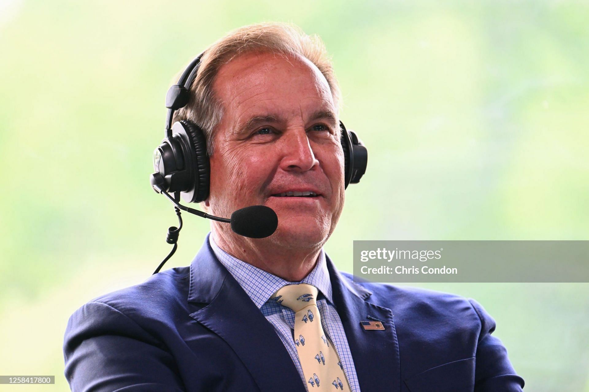 Jim Nantz at the Memorial Tournament (Image via Getty)