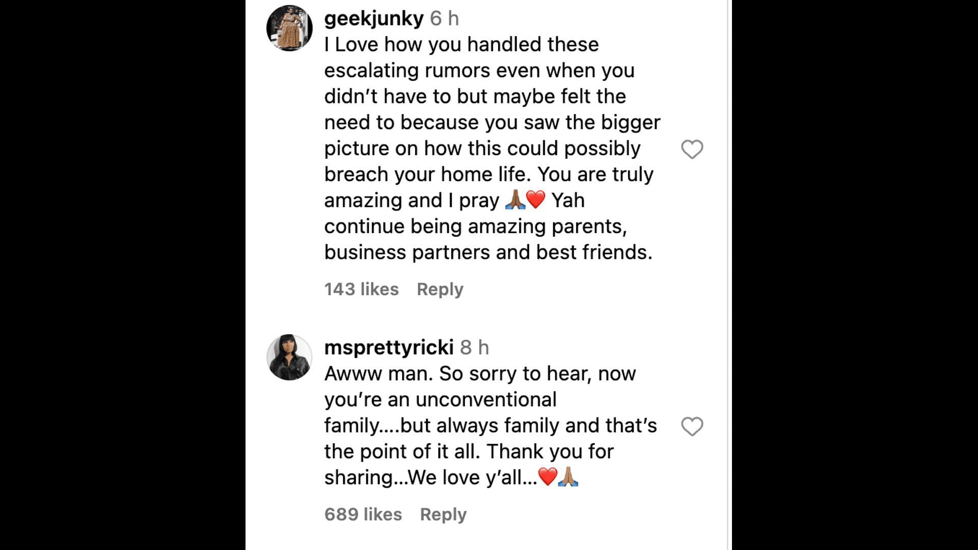 Social media users reacted to Taylor&#039;s post as the singer announced separation after 7 years of marriage. (Image via Instagram)