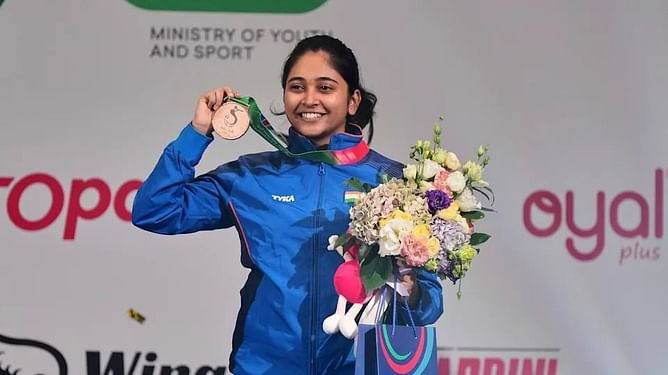 Asian Games 2023: India wins silver in 10m Air Rifle Team Women event