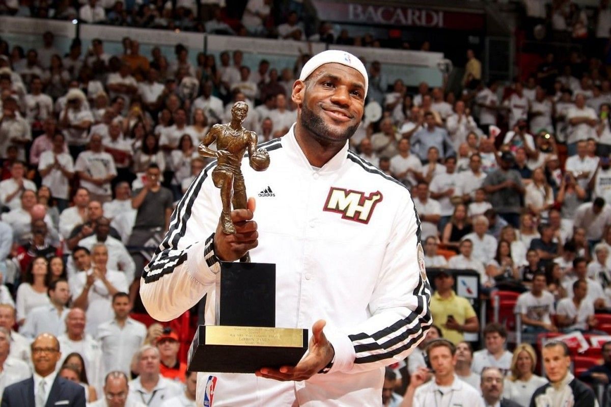 Former Miami Heat superstar forward LeBron James 