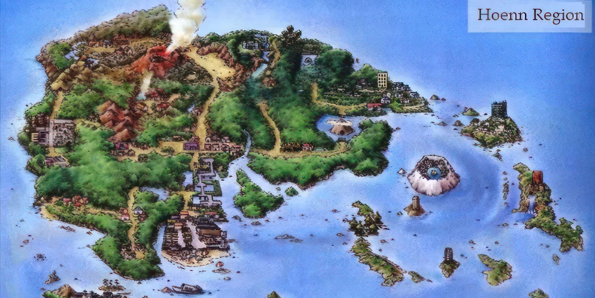 Hoenn Region (Image via TPC)